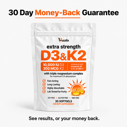 Buzzlix Vitamin D3 + K2