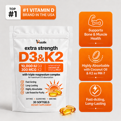 Buzzlix Vitamin D3 + K2